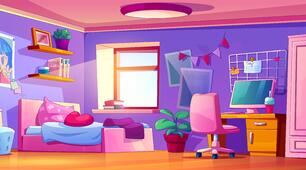 Prepare 6. Unit 8. Vocabulary. Bedroom Furniture.
