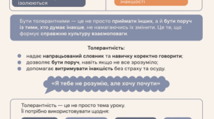 Інфографіка "Толерантність у травмаінформованому підході"