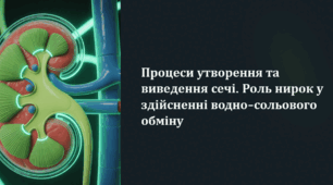 Процеси утворення та виведення сечі. Роль нирок у здійсненні водно-сольового обміну