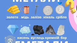 Навчальне дослідження №3 "Порівняння фізичних властивостей металів і неметалів"   Хімія, 7 клас