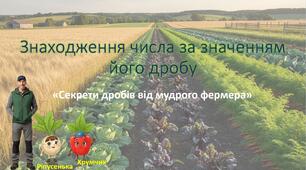 Знаходження числа за значенням його дробу