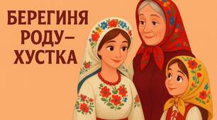 Виховний захід "Берегиня роду - хустка"