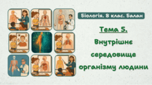 Тема 5. Внутрішнє середовище організму людини