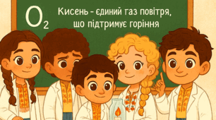 Кисень - єдиний газ повітря, що підтримує горіння