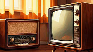 Stunde 19 Radio und Fernsehen. Радіо та телебачення