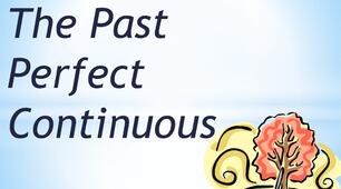 The Past Perfect Continuous