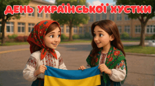 Плакат "ДЕНЬ УКРАЇНСЬКОЇ ХУСТКИ"