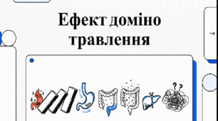 Розлади діяльності травної системи та їхня профілактика. Ефект доміно