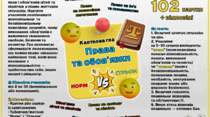 Гра “Права та обов’язки: НОРМ чи СТРЬОМ?”.
