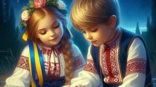 Вишивання серветки 