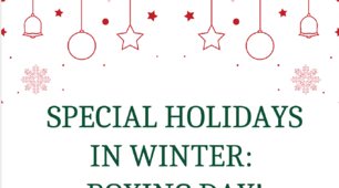 Особливі зимові свята: День подарунків. Special Winter Holidays: Boxing Day!