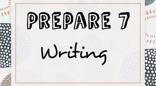 Prepare 7, Writing (I семестр)