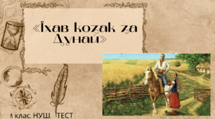 «Їхав козак за Дунай». 8 клас. НУШ. ТЕСТ