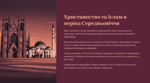 Християнство та Іслам в період Середньовіччя