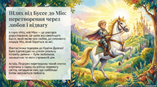 Презентація із зарубіжної літератури з теми: "Астрід Ліндгрен "Міо, мій Міо" для 6 класу НУШ.