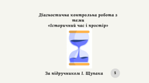 Діагностична контрольна робота з теми «Історичний час і простір» (за І. Щупаком) за групами результатів