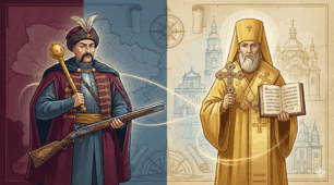 Презентація з історії України 8 клас: «Українські землі в першій половині XVII ст. Меч і Хрест: Сагайдачний та Могила»