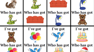 Game "Who has got...?" Module 1 - 4 Smart Junior 2