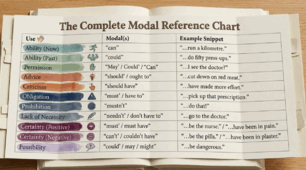 Modals in Present   (ability, obligation,permission, advice, deduction) 