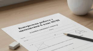 Контрольна робота з математики 6 клас НУШ. Сімейне навчання І семестр