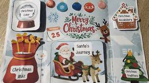 Lapbook " Christmas". Лепбук Різдво