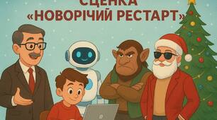 Сценка новорічна 4- 8 клас “НОВОРІЧНИЙ РЕСТАРТ”