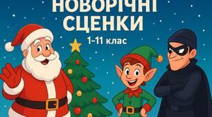 Комплект новорічних сценок (4 сценки) 1-11 класи
