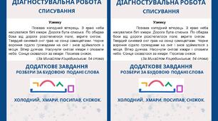 Діагностувальна робота.Списування.