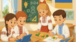 Стаття “Math&STEM: формування логіко-алгоритмічного мислення третьокласників на уроках математики в умовах реалізації проєкту «Інтелект України”