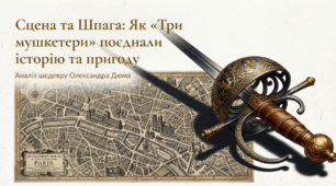 Французька історія й королівський двір у романі «Три мушкетери». Романтика пригод у творі.