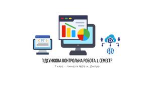 7 клас. Підсумкова контрольна робота з інформатики 1 семестр