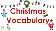 Christmas Vocabulary.