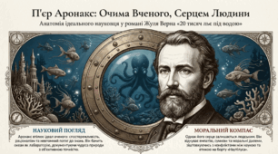 «20 тисяч льє під водою». Втілення жульвернівського типу вченого в образі П’єра Аронакса.