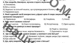 Підсумкова робота за темою "Література козацької України" (ГР1)