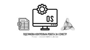 9 клас. Підсумкова контрольна робота з інформатики 1 семестр
