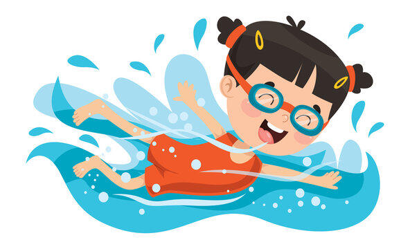 Swim Kids Cartoon Images – Browse 199,076 Stock Photos, Vectors, and Video | Adobe Stock