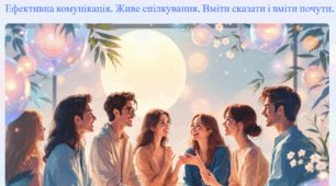 Ефективна комунікація. Живе спілкування. Вміти сказати і вміти почути.