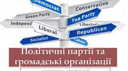 Політичні партії. Громадські організації та їх вплив на демократію.