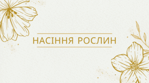 Насіння рослин. Презентація. Пізнаємо природу 6 клас. НУШ. За програмою Н.І.Гущина