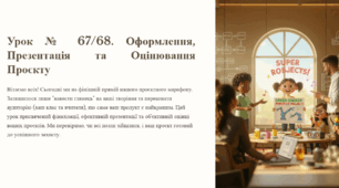 Урок № 67/68. Оформлення, Презентація та Оцінювання Проєкту