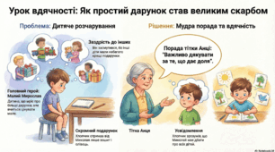 М. Дочинець «Подарунок від Миколая». Інфографіка