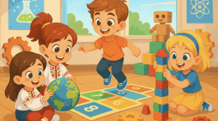 Стаття «PlayMotion Universe: інтеграція ігор, руху та творчих STEAM-модулів у формуванні пізнавальної активності молодших школярів»