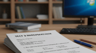 Підсумковий тест за І семестр для учнів 8х класів НУШ 