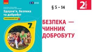 Комплексна підсумкова робота за групами результатів. МОДУЛЬ 2. Безпека — чинник добробуту. 7 клас, О.ШИЯН