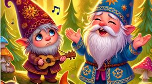 Два Гноми. Буква Є, є.  Позначення звукосполучення [й’е].