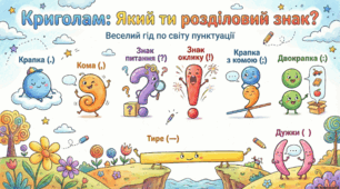 Криголам "Який ти розділовий знак?"