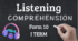 Form 10. Listening Comprehension Test. I term. 