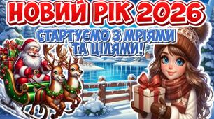 🎉 Новий рік 2026: стартуємо з мріями та цілями! 🎯 (Презентація+конспект+оформлення+роздатковий матеріал)