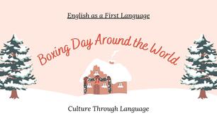 Презентація "Boxing Day Around the World"