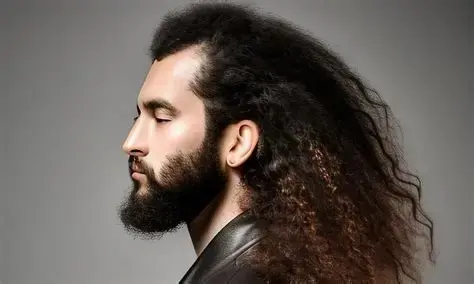 Black Men Long Curly Hairstyles